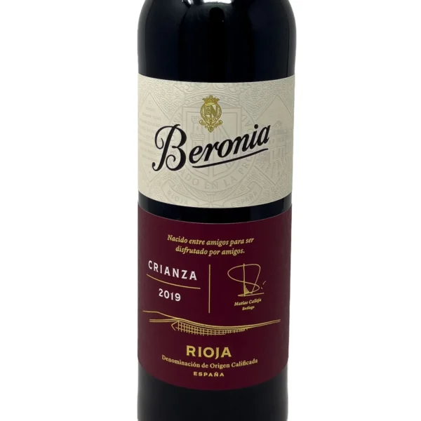 VINO TINTO BERONIA CRIANZA 750 ml - Imagen 2