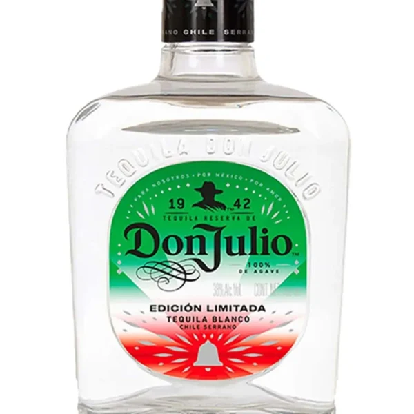 TEQUILA DON JULIO BLANCO CHILE SERRANO 700 ml - Imagen 2