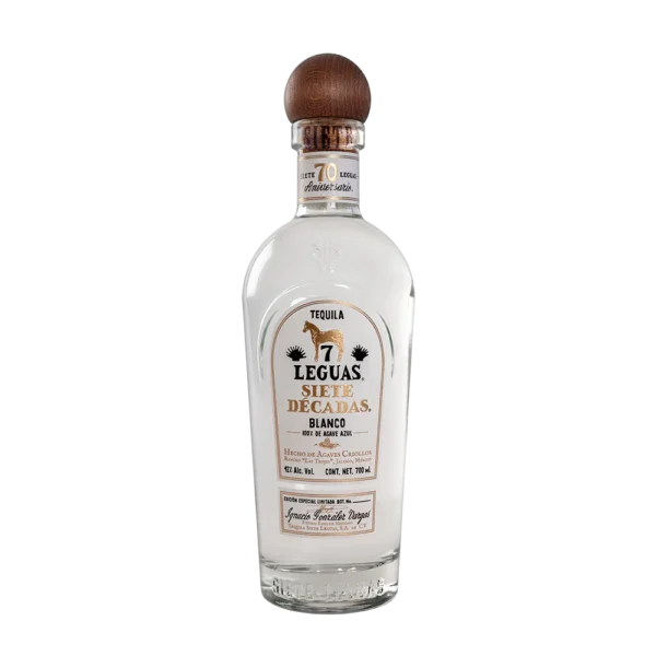 TEQUILA 7 LEGUAS SIETE DECADAS BLANCO 700ML