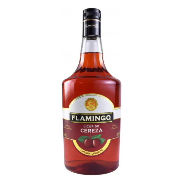 LICOR DE CEREZA FLAMINGO 1000 ml